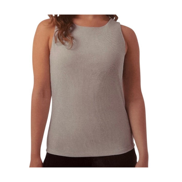 32 Degrees Cool Women’s  Pearl Blue Soft Fabric with Built-In-Bra Tank Small - Picture 2 of 5